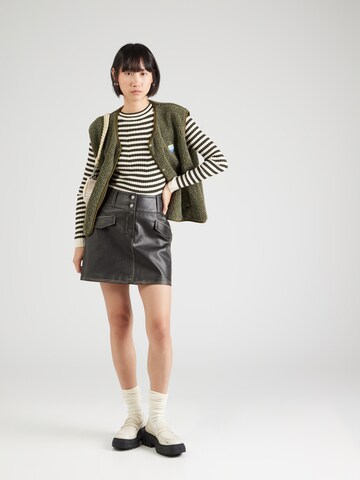 Pull-over 'PCCRISTA' PIECES en vert