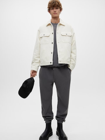 Veste mi-saison Pull&Bear en blanc