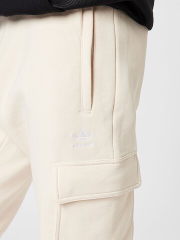 Effilé Pantalon cargo 'Adicolor Essentials Trefoil ' ADIDAS ORIGINALS en beige