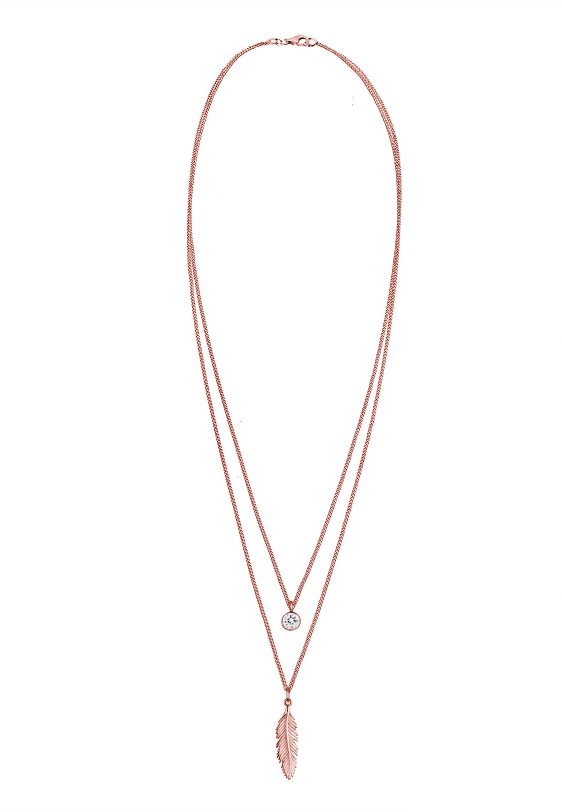 ELLI Ketting 'Boho' in Goud: voorkant