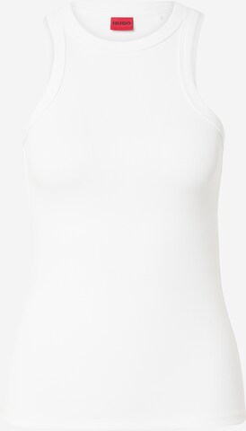 HUGO Top in White: front