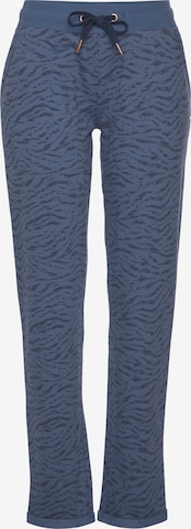 LASCANA Regular Панталон в синьо: отпред