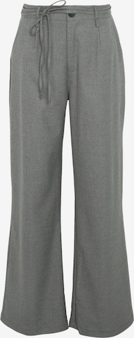 Cassis Loose fit Pleat-Front Pants in Grey: front