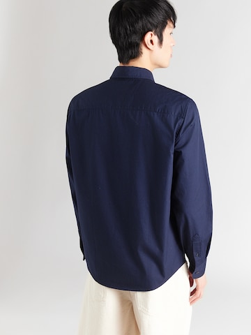 MUSTANG Slim Fit Hemd 'Style Canton' in Blau