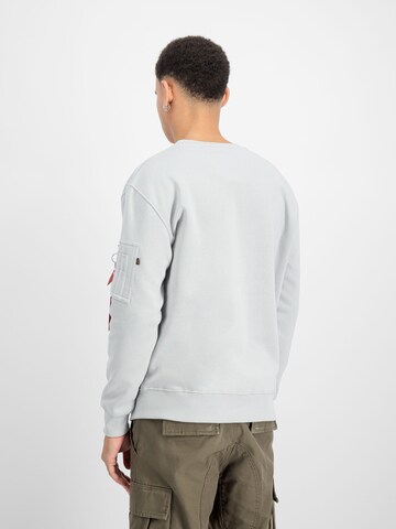 ALPHA INDUSTRIES Sweatshirt 'Alpha'‌‌‌‌‌‌ in Grau