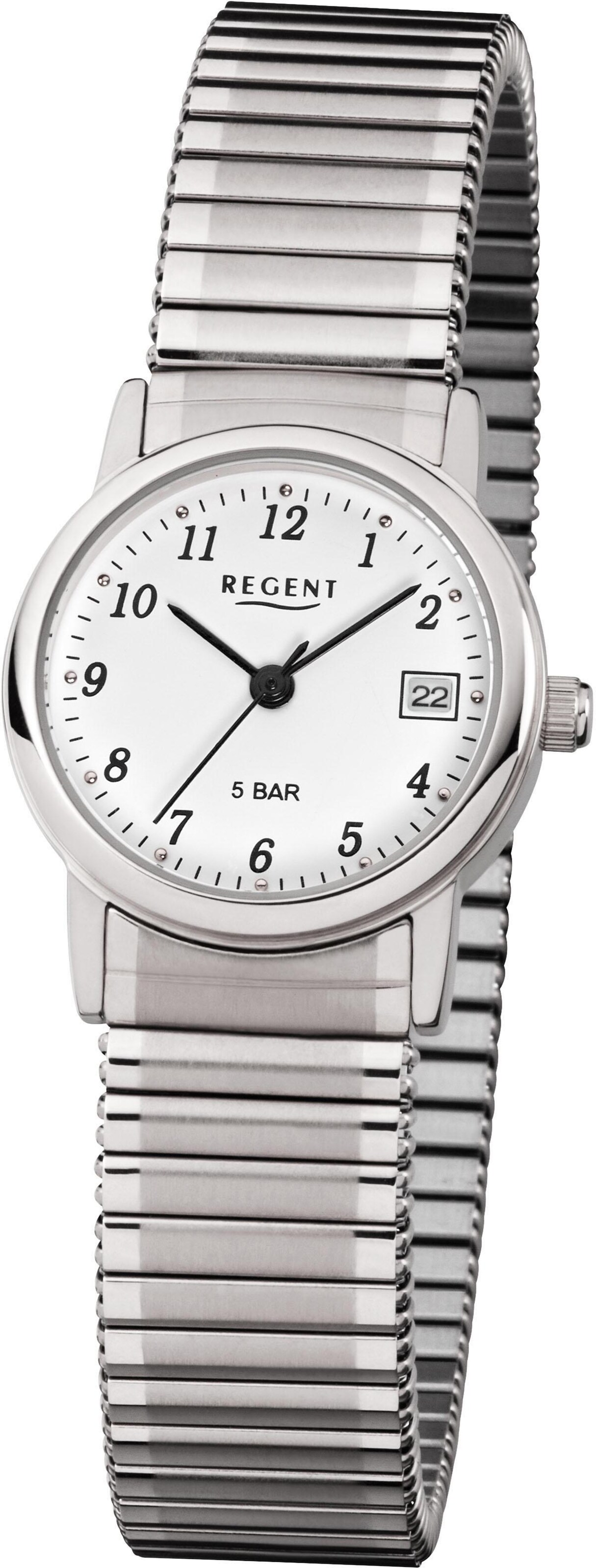 REGENT Analog Watch in Silver: front