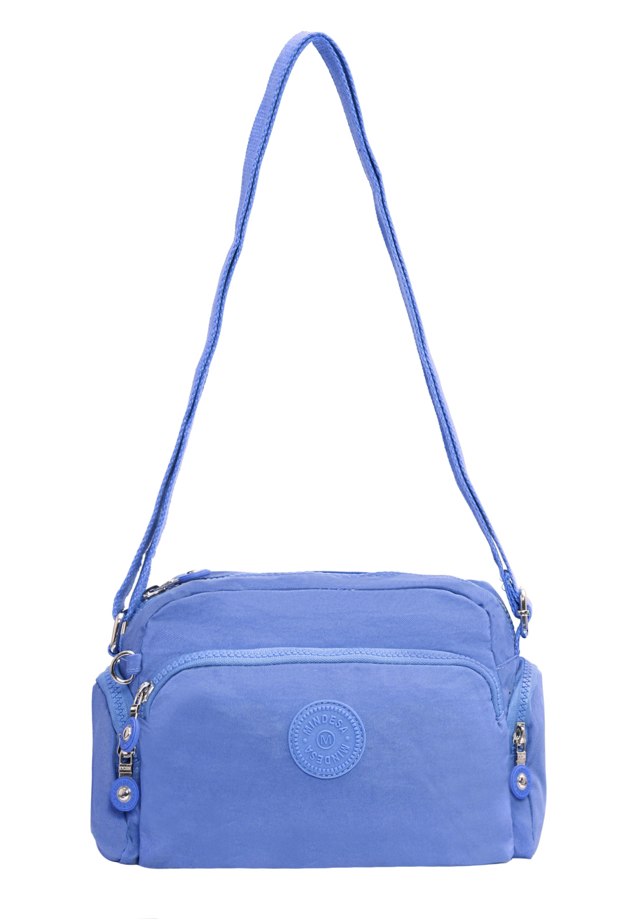 Mindesa - Bolso de hombro en azul: frente