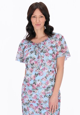 Usha Blouse in Blauw: voorkant