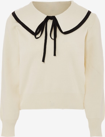 NAEMI Trui in Beige: voorkant