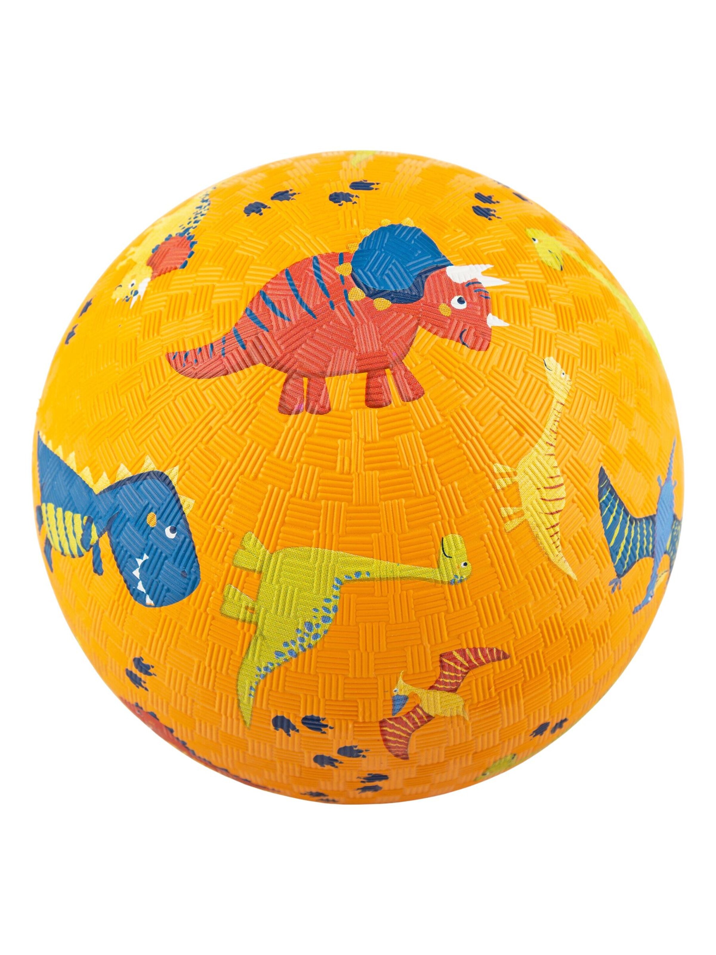 SIGIKID Ball 'Kautschuk Ball Dino' in Orange: front