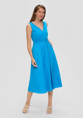 s.Oliver BLACK LABEL - Vestido em azul: frente