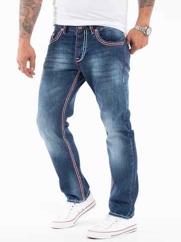 Rock Creek Loosefit Jeans in Blau