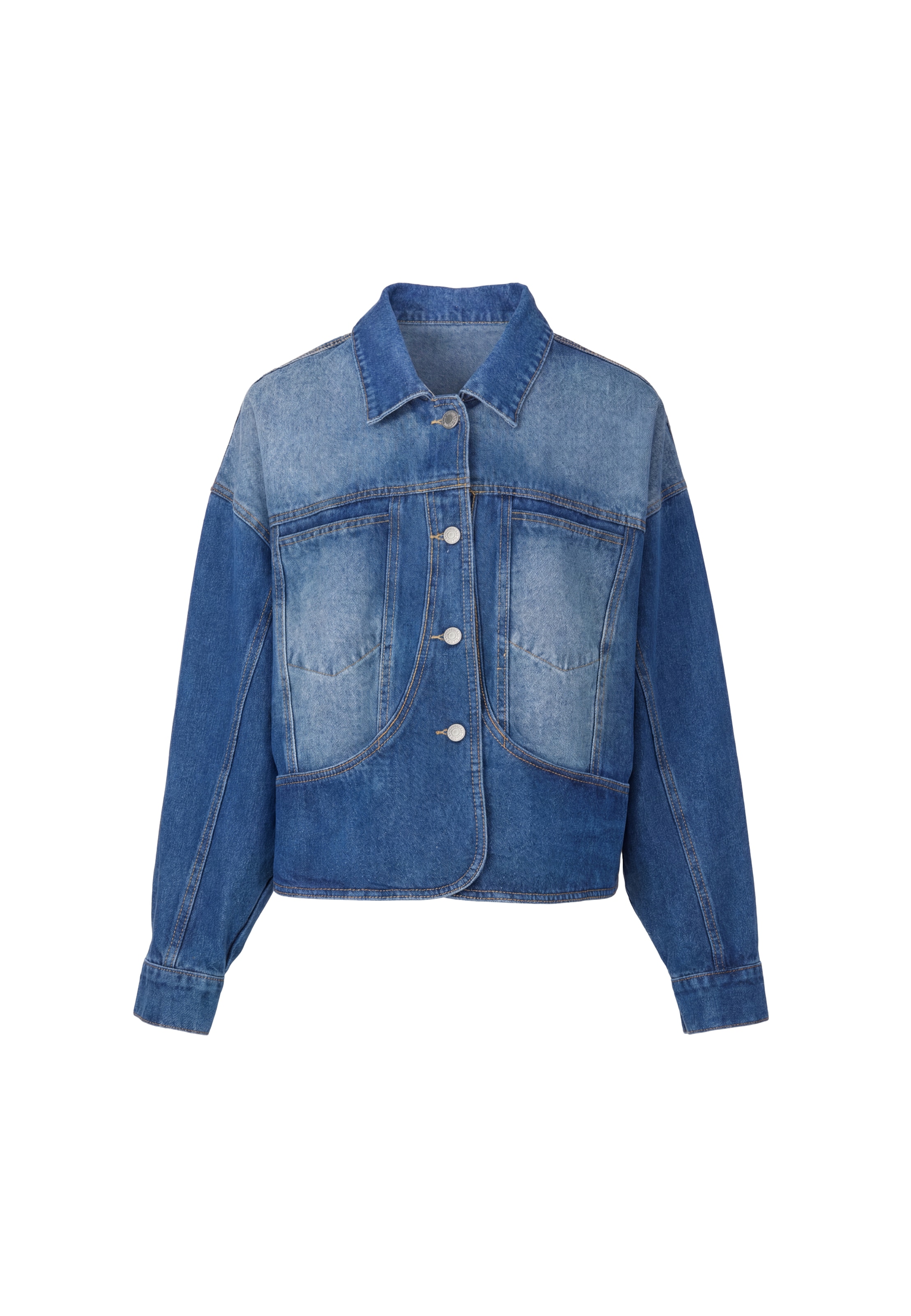 MYMO Veste mi-saison en M en bleu, Vue avec produit