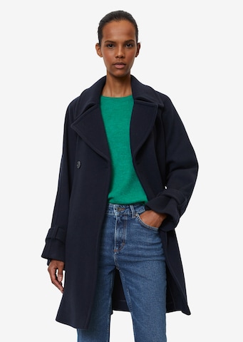 Marc O'Polo Between-Seasons Coat in Blue: front