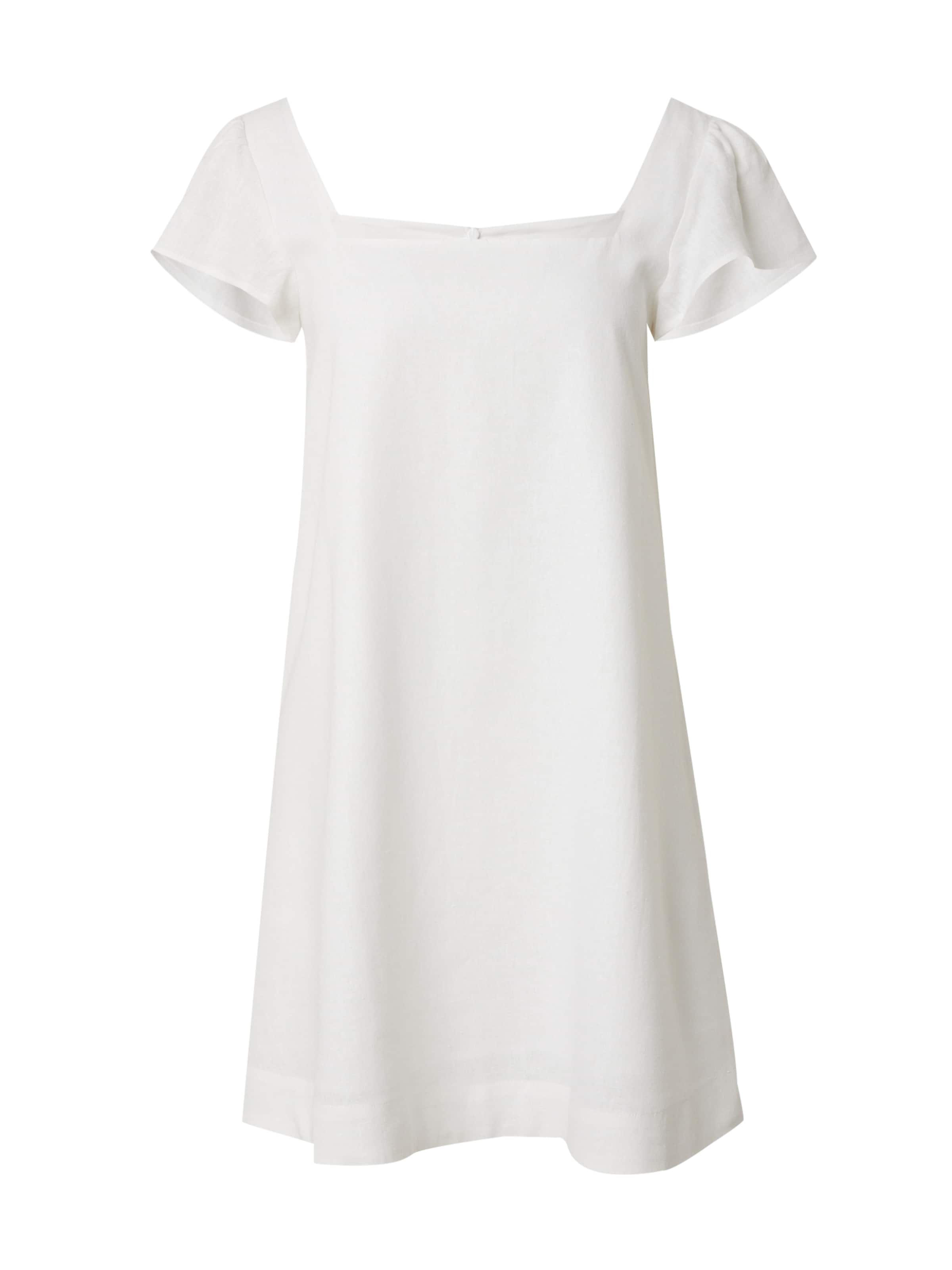 Robe ABOUT YOU x Marie von Behrens en blanc : devant