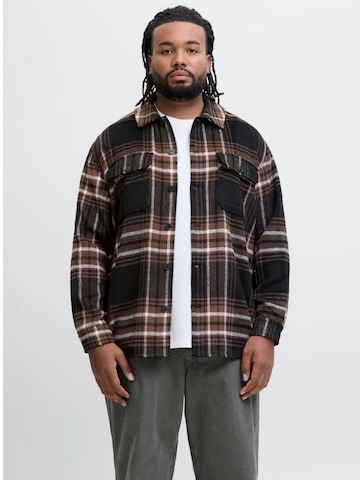 Regular fit Camicia di Jacks & Jones in marrone: frontale