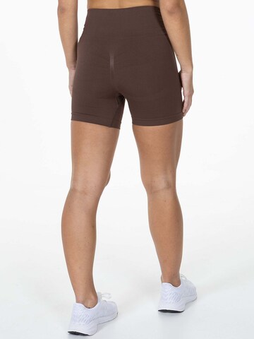 Divina Skinny Sportshorts 'Prime' in Braun