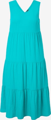 Ulla Popken Jurk in Blauw: voorkant