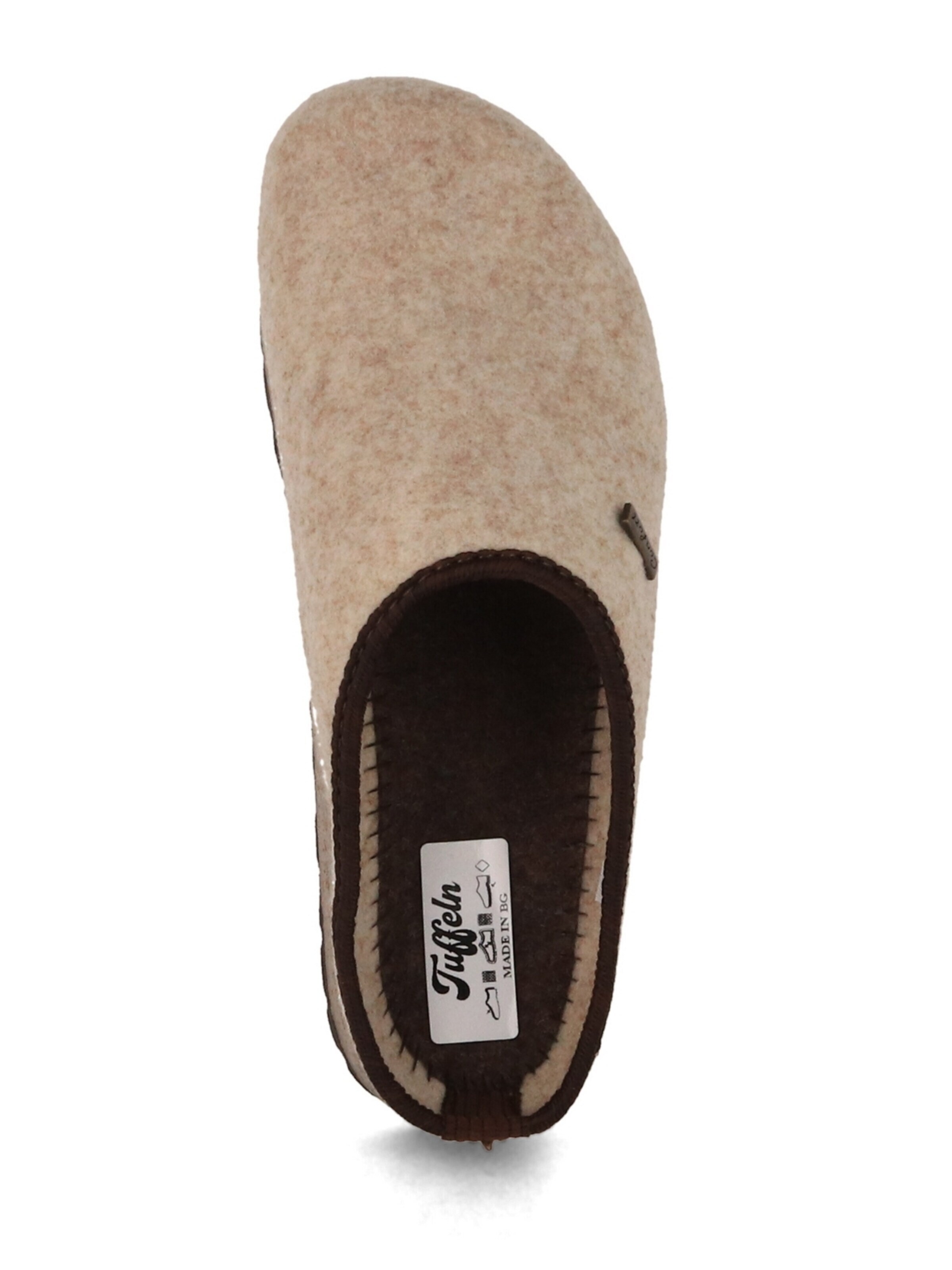 Tuffeln Slipper 'Komfort' in Beige