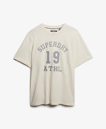 T-Shirt 'Athletic Essential' Superdry en blanc