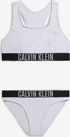 Calvin Klein Swimwear Bikini in White: front