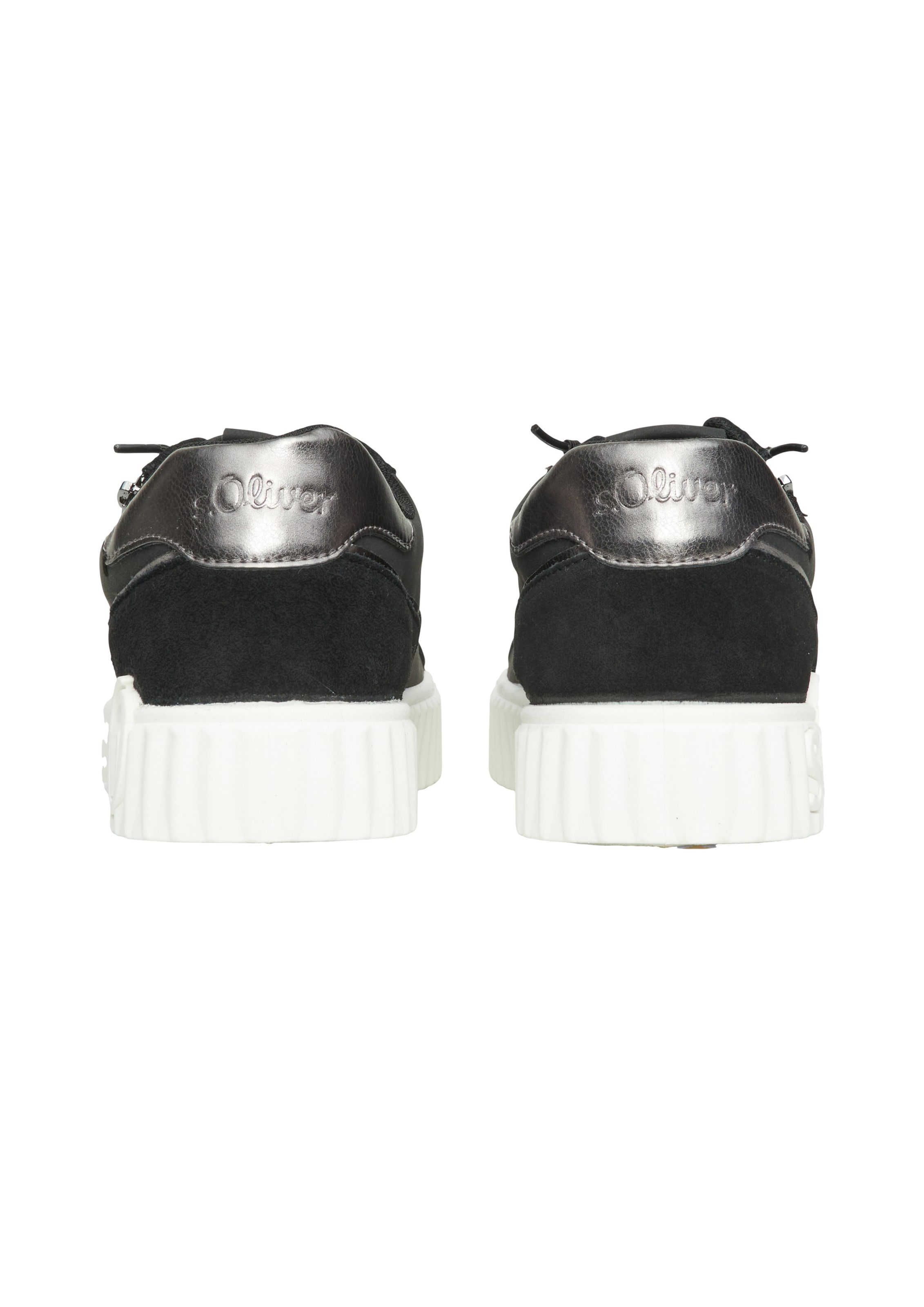 s.Oliver Sneaker in Schwarz: Rückseite