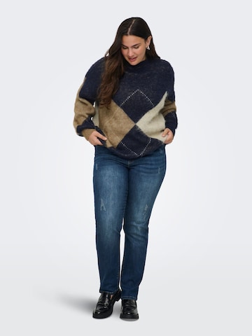 ONLY Carmakoma Sweater 'CARNoeme' in Blue
