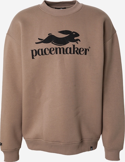 Pacemaker Sweatshirt 'Falk' in de kleur Bruin / Zwart, Productweergave