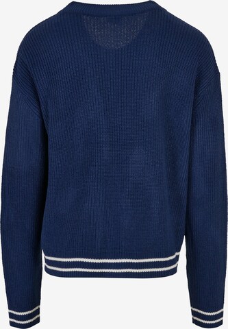 Urban Classics Knit Cardigan in Blue