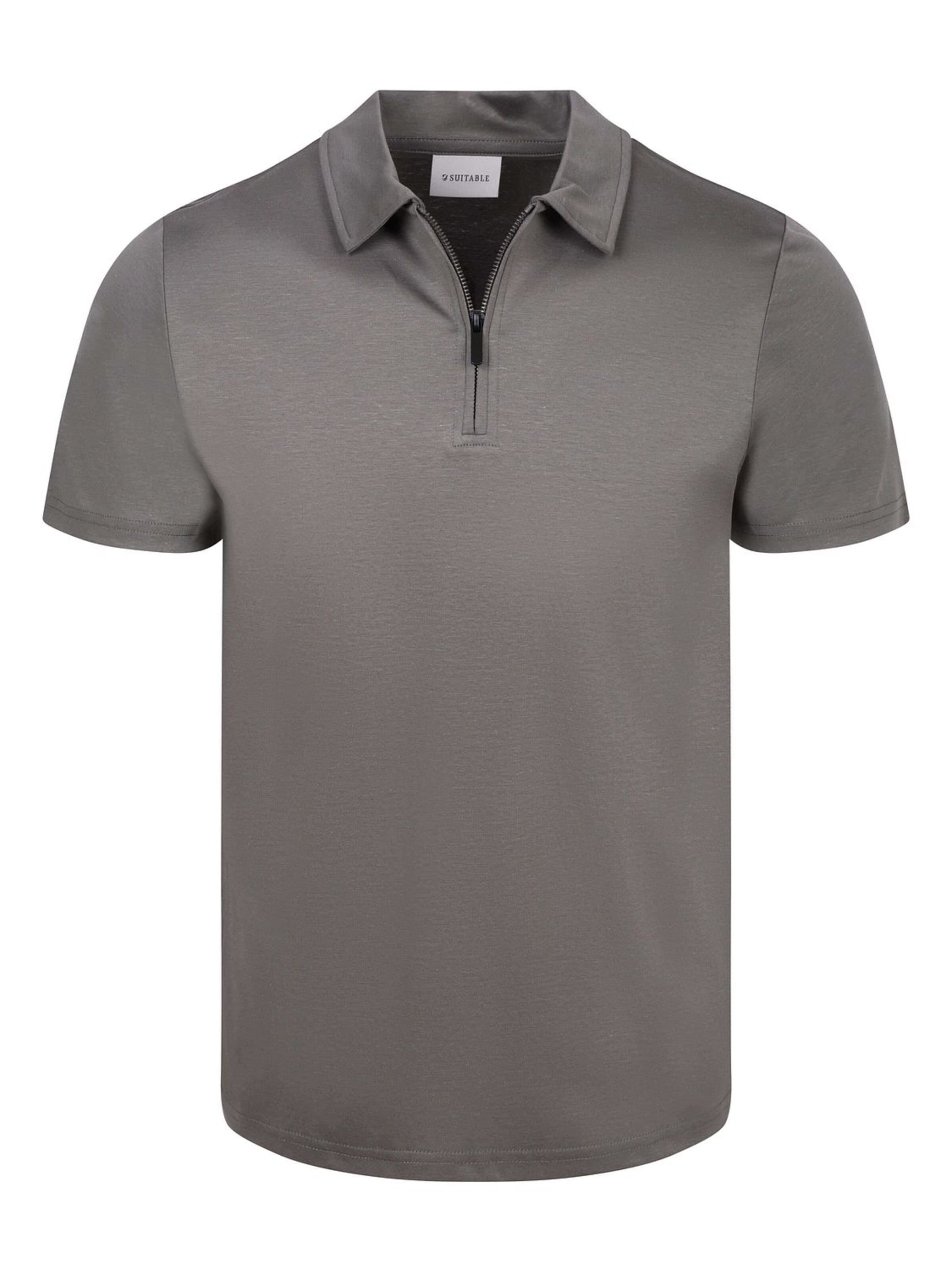 Suitable Shirt in Bruin: voorkant