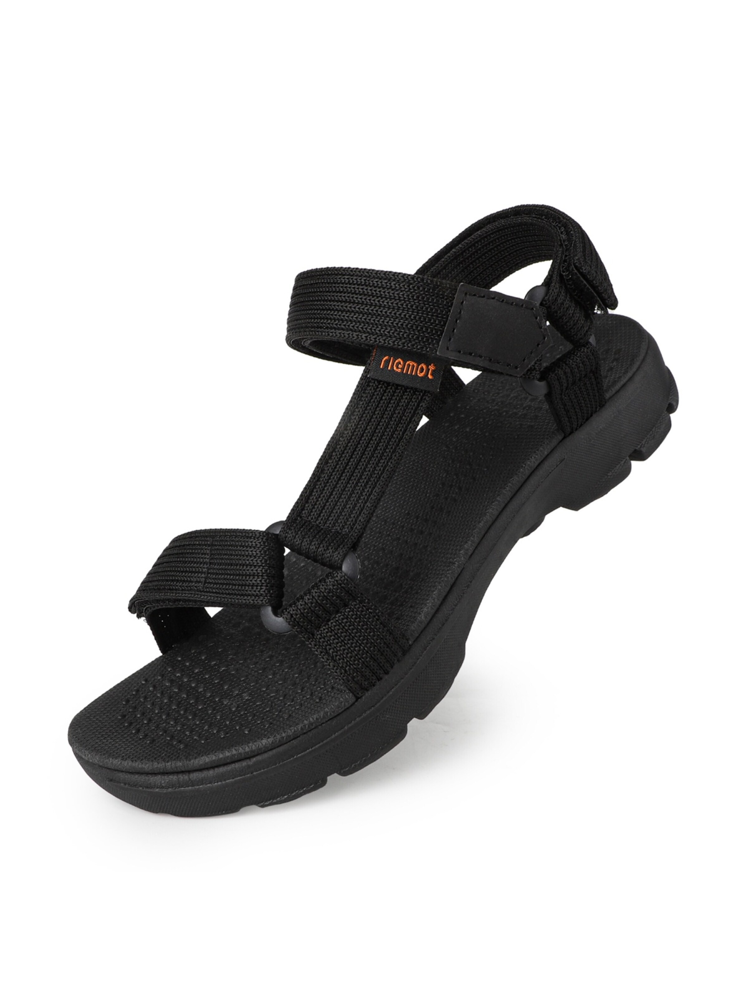 riemot Sandale 'riemot  Sports and Outdoor Quick Drying Sandals with Arch Support Adjustable Open Toe Lightweight Beach Sandal'‌‌‌‌‌‌‌‌‌‌ in Schwarz