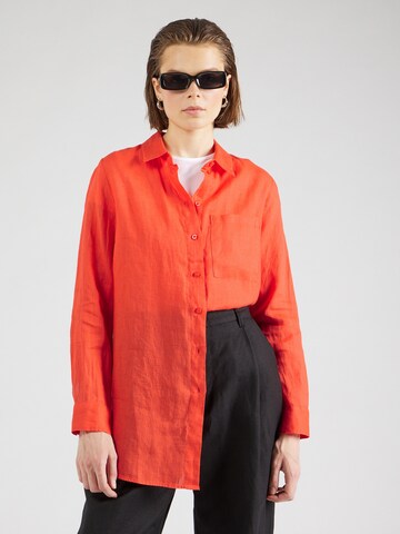 s.Oliver Blouse in Oranje: voorkant