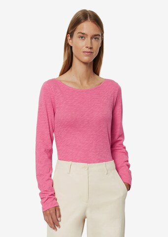 T-shirt Marc O'Polo en rose : devant