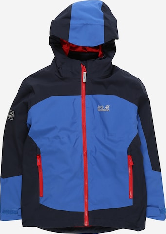 JACK WOLFSKIN Outdoor jacket 'Ropi 3in1' in Blue: front
