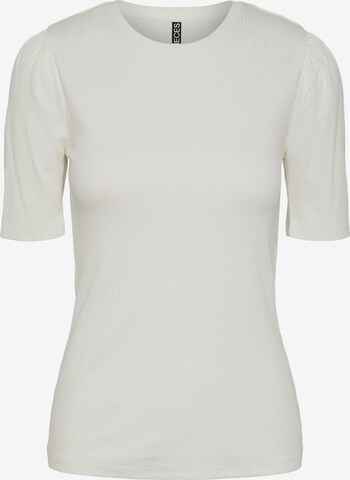 Maglietta 'Ruka' di PIECES in bianco: frontale