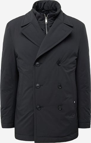 Manteau d’hiver BOSS Black en noir : devant