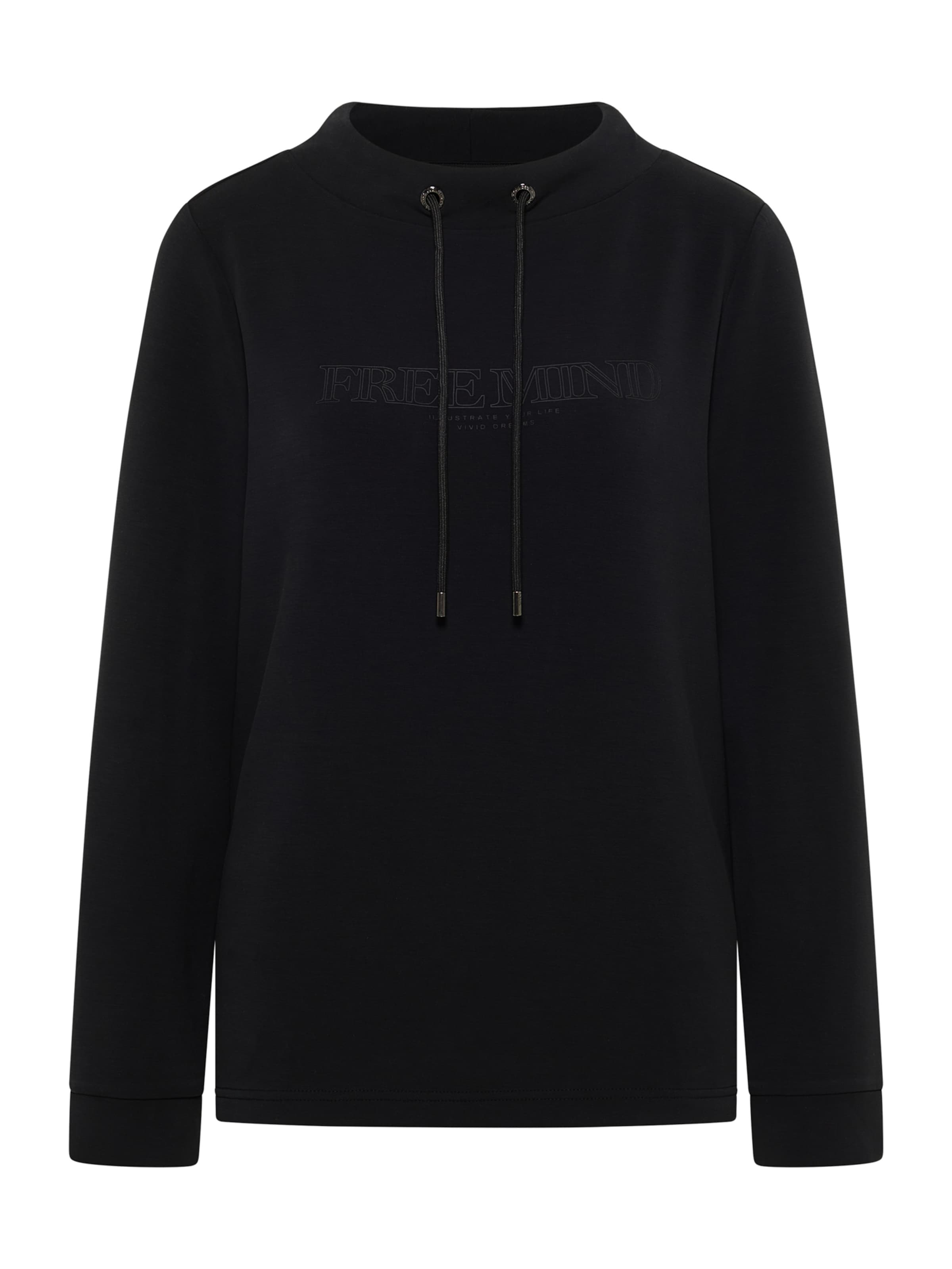 CECIL T-shirt i svart: framsida