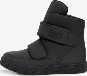 CESARE GASPARI Snow Boots in Black: front