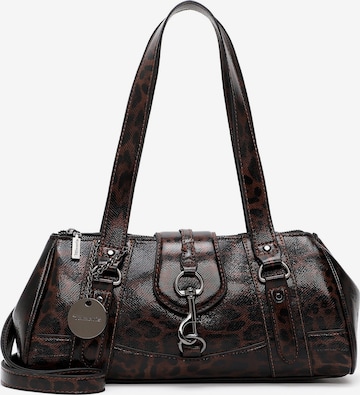 Sac bandoulière ' Marina ' Tamaris en marron : devant