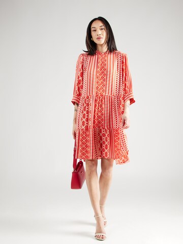 Lollys Laundry Shirt Dress in Red