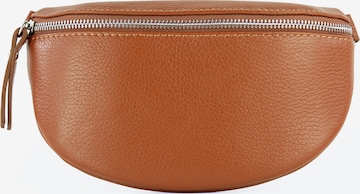lePelou Gürteltasche 'TONI small' in Braun: Vorderseite