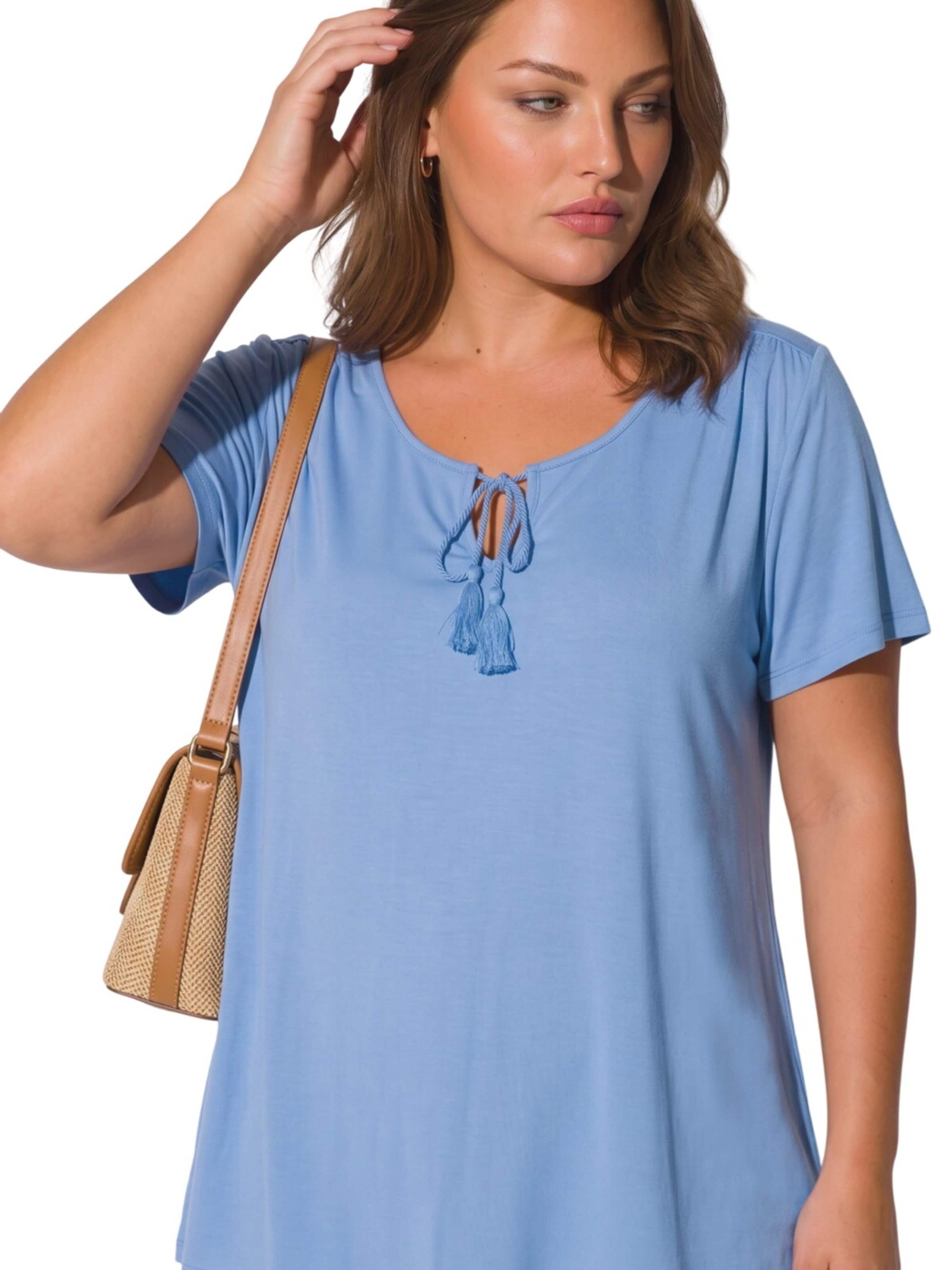 Shape Of You Blouse in Blauw