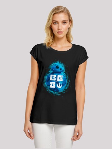 F4NT4STIC T-Shirt 'BB 8' in Schwarz: Vorderseite