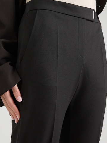 BOSS Bootcut Pantalon 'Talia4' in Zwart