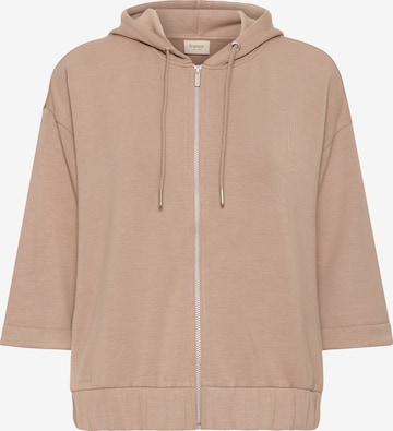 Fransa Sweatjakke 'FRAurora' i brun: forside