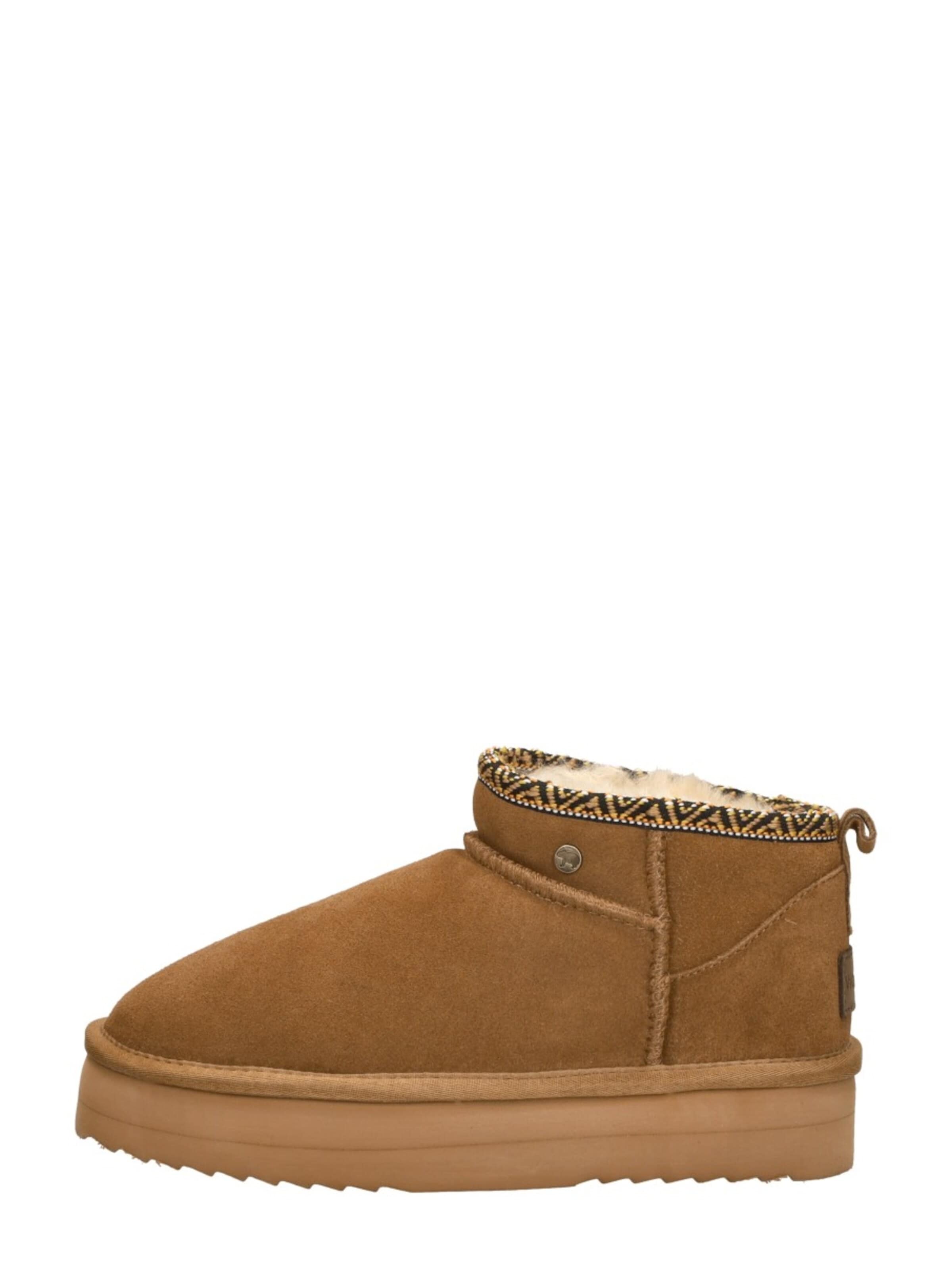 Warmbat Boots 'Durack Plateau Tape'‌ in Braun: Vorderseite