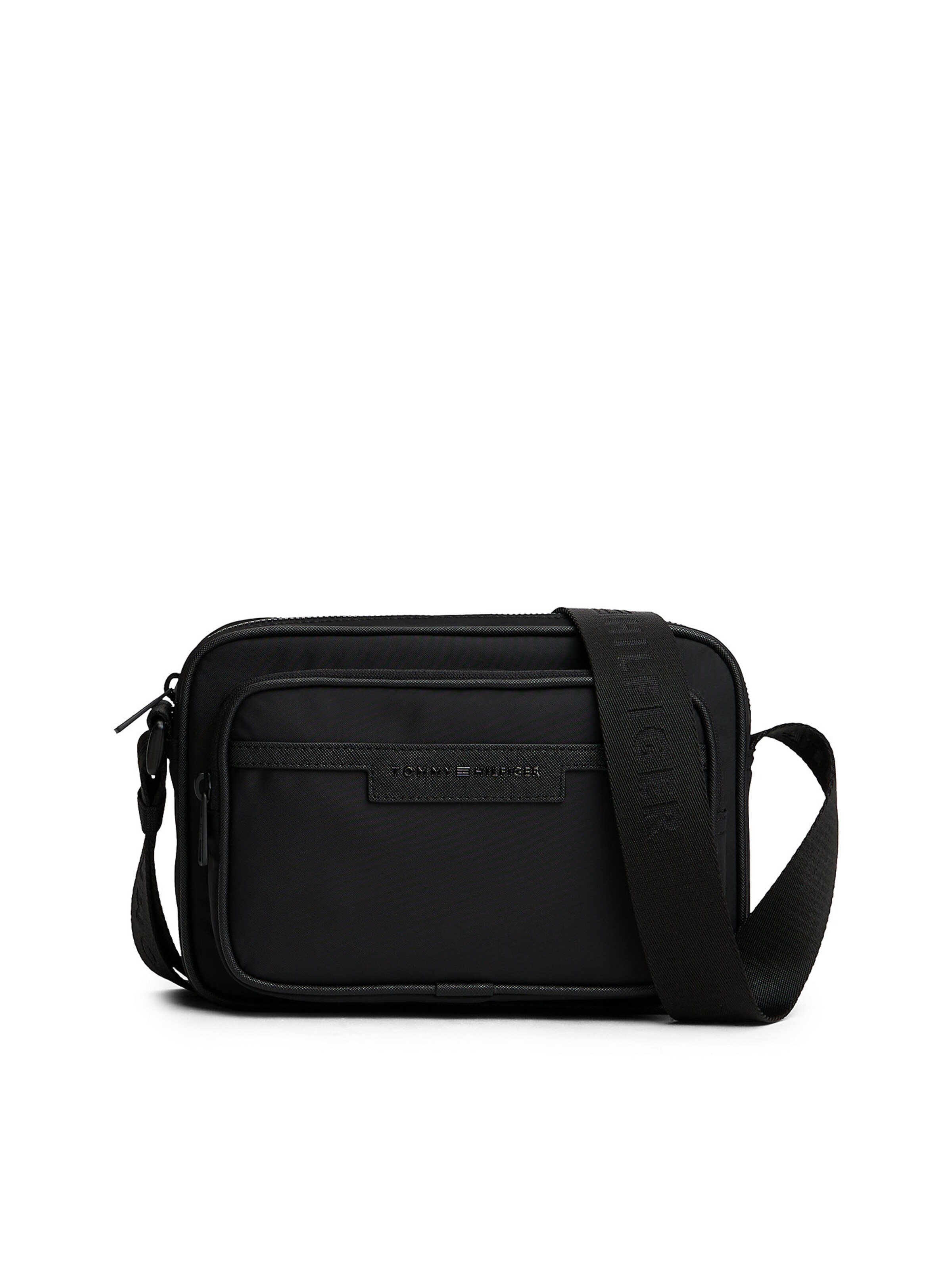 TOMMY HILFIGER Crossbody Bag in Black: front
