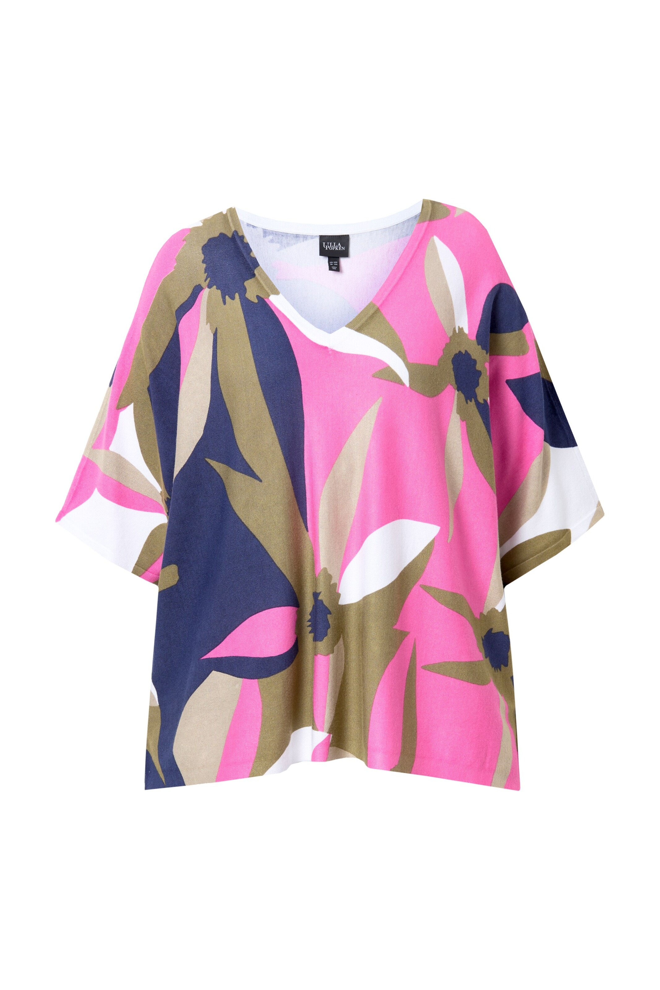 Ulla Popken Sweater in Pink: front