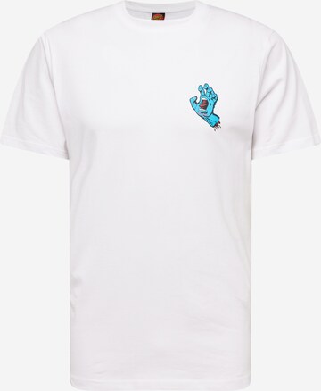 Santa Cruz T-Shirt 'Screaming Hand' in Weiß: predná strana