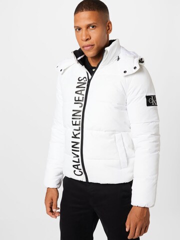 Calvin Klein Jeans Winter jacket in White: front